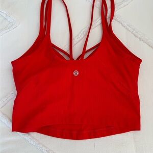 lululemon athletica Red Tank Top
